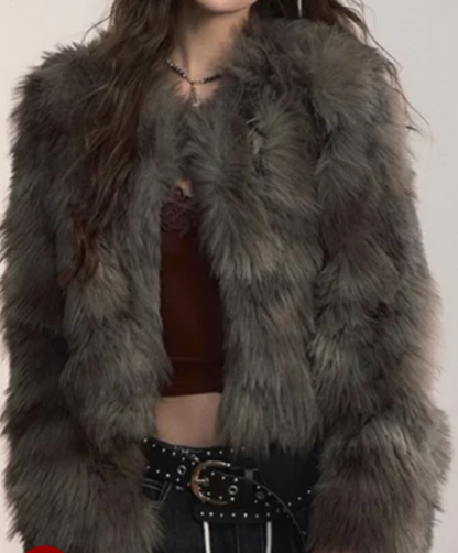 Faux Fur Short Jacket